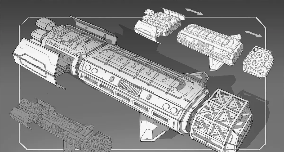 Satellite Parts For 3d Printing 