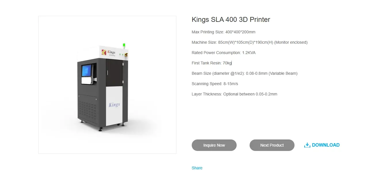 Kings3d Sla400