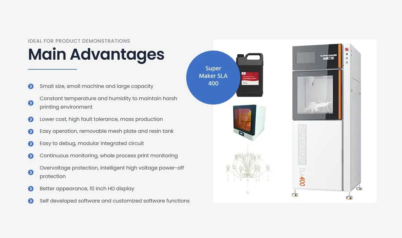 Sla 400 Printer Machine